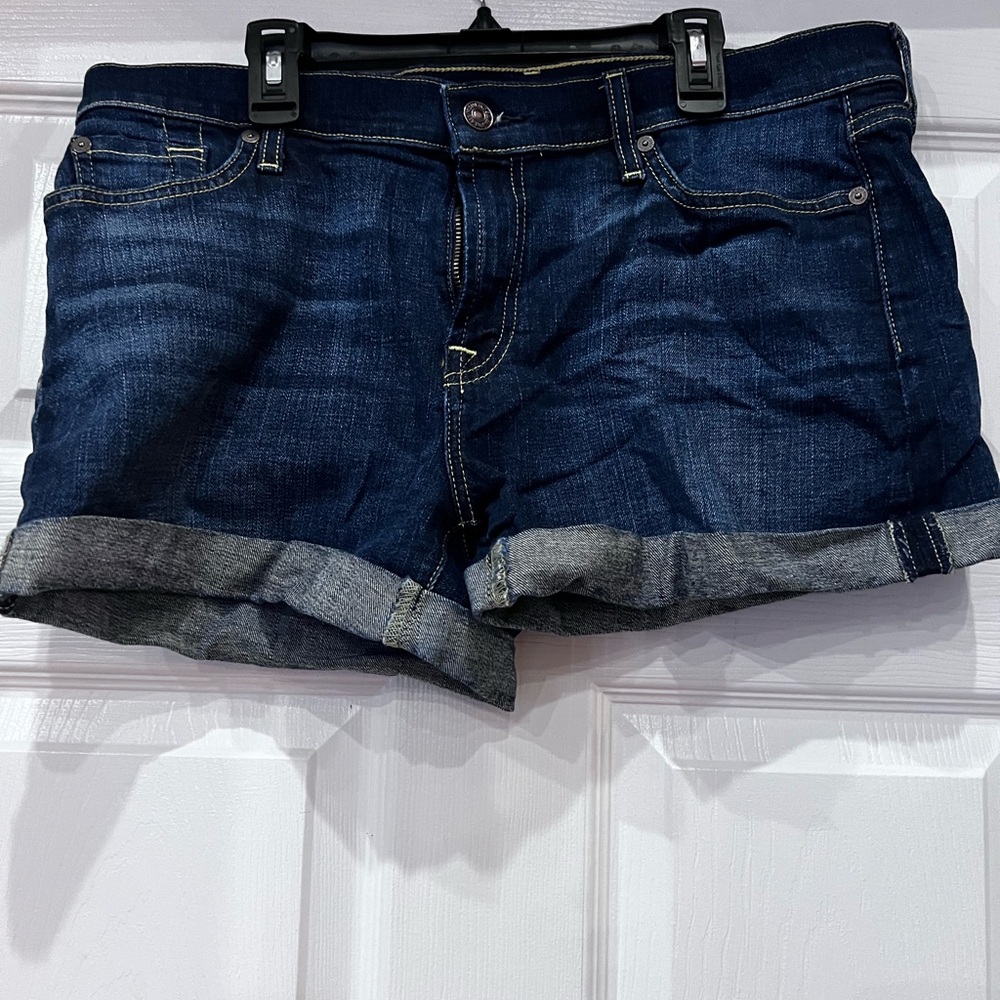 For all 7  mankind Jean shorts size 11
